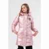 Hype. Girls Pink Longline Parker Coat -Hype Shop unnamed file 5504
