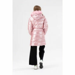 Hype. Girls Pink Longline Parker Coat -Hype Shop unnamed file 5506