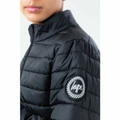 Hype Unisex Kids Black Lightweight Puffer Jacket -Hype Shop unnamed file 5515