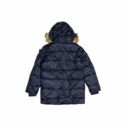 Hype. Navy Blue Explorer Crest Coat -Hype Shop unnamed file 5528