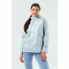 Hype. Grey Script Rain Coat -Hype Shop unnamed file 5537