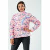 Hype Pink Butterfly Field Puffer Jacket -Hype Shop unnamed file 5564