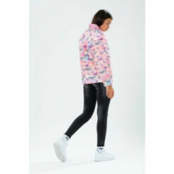 Hype Pink Butterfly Field Puffer Jacket -Hype Shop unnamed file 5566
