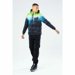 Hype. Blue Drip Puffer Coat -Hype Shop unnamed file 5571