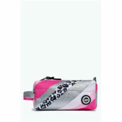 Hype. Glitter Leopard Wave Pencil Case -Hype Shop unnamed file 5619