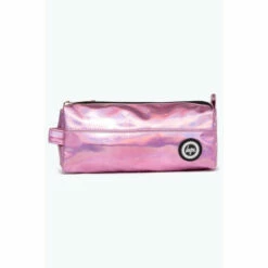 Hype. Pink Holographic Pencil Case