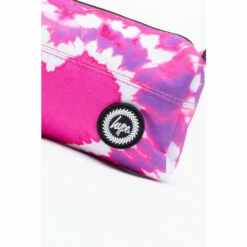 Hype. Pink Heart Hippy Tie Dye Pencil Case -Hype Shop unnamed file 5661