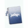Hype. Blue Speckle A5 Notebook With Rubber Charm -Hype Shop unnamed file 5664