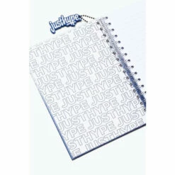 Hype. Blue Speckle A5 Notebook With Rubber Charm -Hype Shop unnamed file 5666