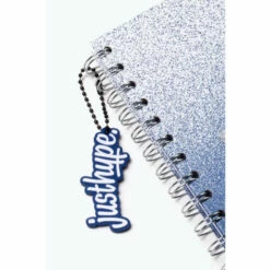 Hype. Blue Speckle A5 Notebook With Rubber Charm -Hype Shop unnamed file 5667