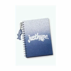 Hype. Blue Speckle A5 Notebook With Rubber Charm -Hype Shop unnamed file 5668