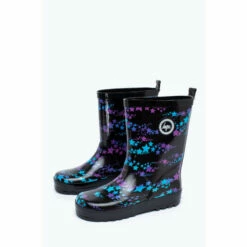 Hype. Girls Black Star Fade Wellies