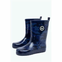 Hype. Kids Navy Wellies -Hype Shop unnamed file 5715