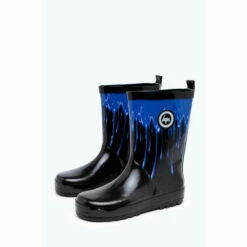 Hype. Boys Blue Drip Wellies