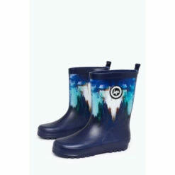 Navy Hype. Unisex Navy Blue Wellies