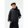 Hype. Kids Black Baffled Casual Jacket -Hype Shop unnamed file 5808