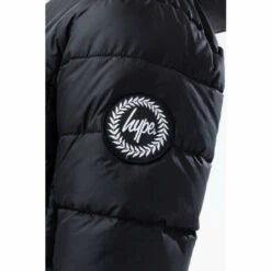 Hype. Kids Black Baffled Casual Jacket -Hype Shop unnamed file 5814