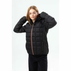 Hype. Black Baffled Casual Jacket