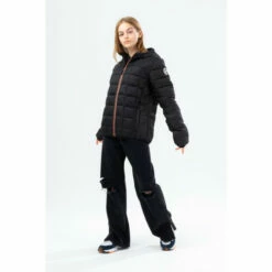 Hype. Black Baffled Casual Jacket -Hype Shop unnamed file 5819