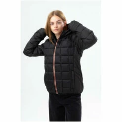 Hype. Black Baffled Casual Jacket -Hype Shop unnamed file 5824