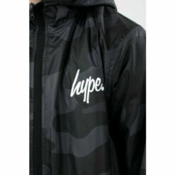 Hype. Kids Black Camo Runner Jacket -Hype Shop unnamed file 5828