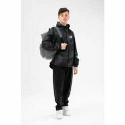 Hype. Kids Black Camo Runner Jacket -Hype Shop unnamed file 5829