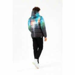 Hype Black Drip Fade Puffer Jacket -Hype Shop unnamed file 5833