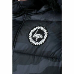 Hype. Kids Black Camo Explorer Jacket -Hype Shop unnamed file 5842
