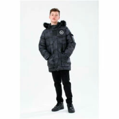 Hype. Kids Black Camo Explorer Jacket -Hype Shop unnamed file 5844