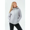 Hype. Womens Grey Lightweight Puffer Jacket -Hype Shop unnamed file 5856