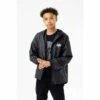 Hype. Kids Black Runner Jacket -Hype Shop unnamed file 5864
