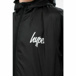 Hype. Kids Black Runner Jacket -Hype Shop unnamed file 5868