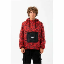 Hype. X KFC Red Camoflauge Lightweight Jacket 5 Hype. X KFC Red Camoflauge Lightweight Jacket -Hype Shop unnamed file 5886