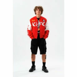 Hype. X KFC Red Legacy Bomber Jacket 4 Hype. X KFC Red Legacy Bomber Jacket -Hype Shop unnamed file 5889