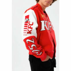 Hype. X KFC Red Legacy Bomber Jacket 5 Hype. X KFC Red Legacy Bomber Jacket -Hype Shop unnamed file 5890
