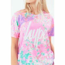 Hype. Pink Older Girls T-Shirt -Hype Shop unnamed file 590