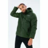 Hype. Mens Green Luxe Padded Jacket -Hype Shop unnamed file 5901
