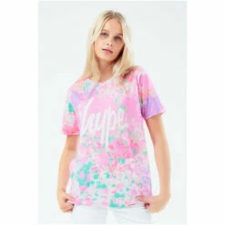 Hype. Pink Older Girls T-Shirt -Hype Shop unnamed file 591