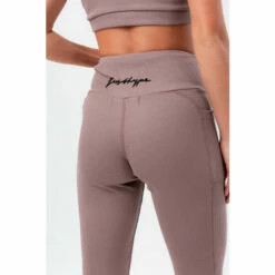Hype. Womens Brown Panel Justhype Leggings -Hype Shop unnamed file 5922