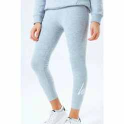 Hype. Grey Script Logo Kids Leggings