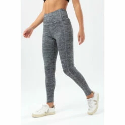 Hype. Womens Black Space Dye Panel Justhype Leggings