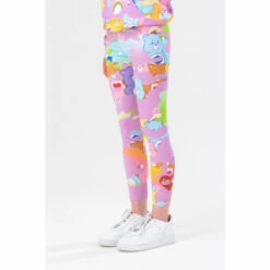 Hype. X Care Bears Purple Camo Leggings