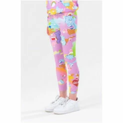 Hype. X Care Bears Purple Camo Leggings -Hype Shop unnamed file 5947