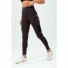Hype. Womens Brown Panel Justhype Leggings 2 Hype. Womens Brown Panel Justhype Leggings -Hype Shop unnamed file 5991
