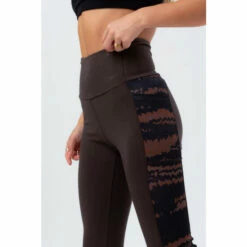 Hype. Womens Brown Panel Justhype Leggings -Hype Shop unnamed file 5994
