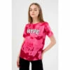 Hype. Girls Pink Blush Tie Dye College T-Shirt -Hype Shop unnamed file 602