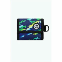 Hype. Green With Camo Gradients Wallet -Hype Shop unnamed file 6051