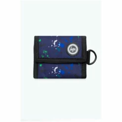 Hype. Large Blue Splat Wallet