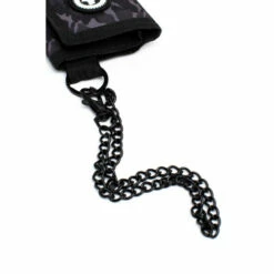 Hype. Black Mono Camo Chain Wallet -Hype Shop unnamed file 6062