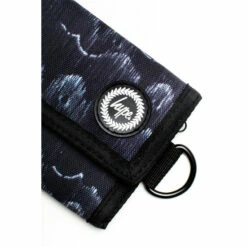 Hype. Black Mono Wave Drip Wallet -Hype Shop unnamed file 6090